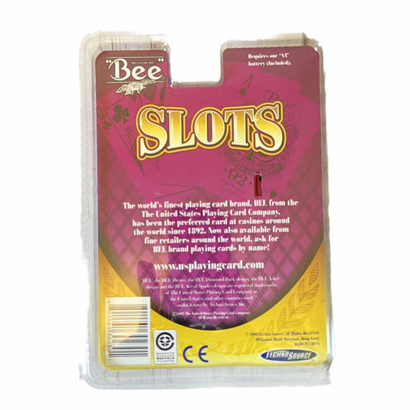 Bee Slots Casino‎ Travel Handheld Game Slots New in Package 2003 KB Toys - Picture 2 of 3